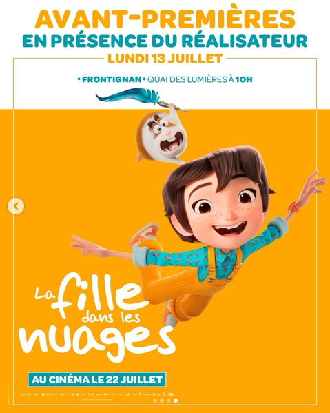 La fille dans les nuages