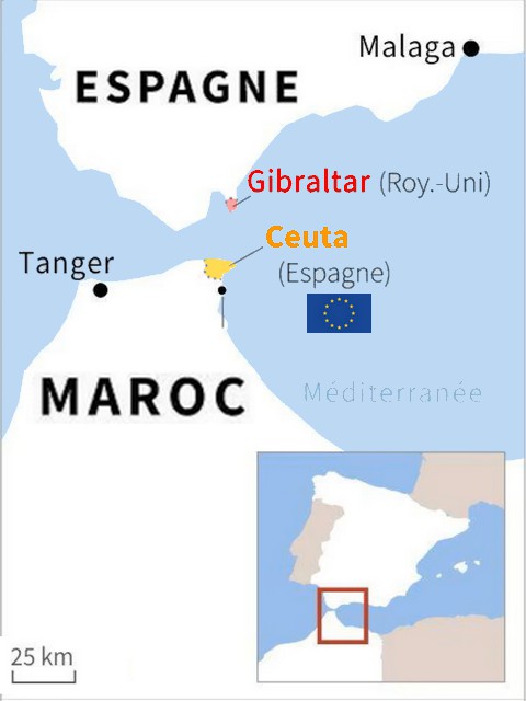 Ceuta Espagne Afrique